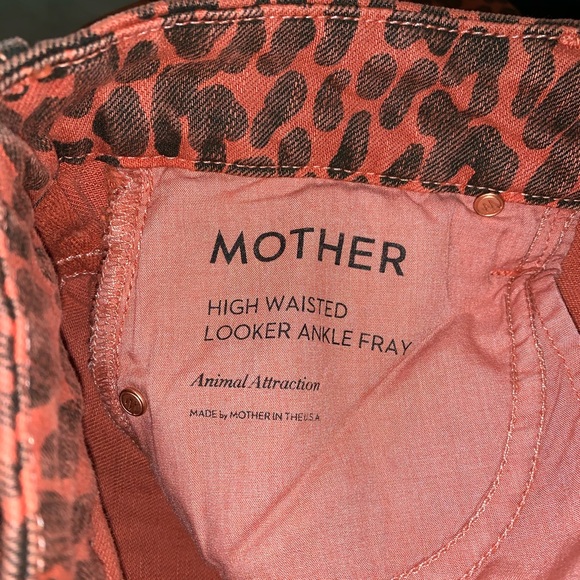 LAST SZ 25 NWT MOTHER | High Waisted Looker Animal - Picture 5 of 7